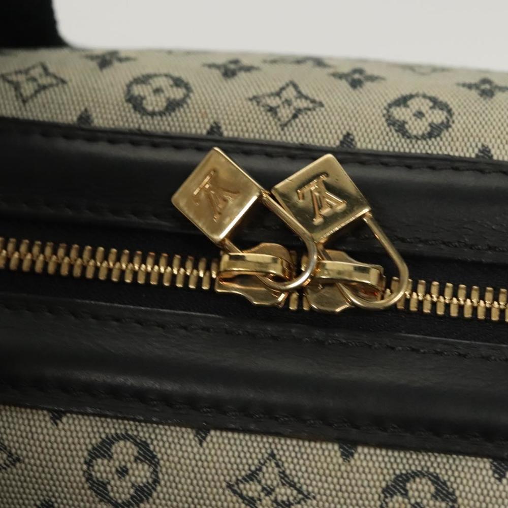 LOUIS VUITTON Monogram Mini Josephine GM Hand Bag Blue M92211 LV Auth BA3402 - Picture 10 of 16